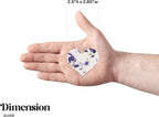 Set of 24 Purple Heart Seed Paper – Writable & Plantable Wildflower with Envelopes & Planting Guides, Mom's Gift for Mother’s Day, Use for Wedding, Baby Shower, Heart Party Favors & Easter Decorations
