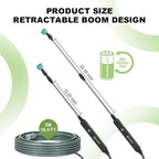 Electric Sprayer Wand, Adjustable Nozzle Telescopic Design with 16.4FT Hose, Rechargeable Battery ensure Long Runtime, Lightweight Cordless Tool for Weed Control & Plant Watering
