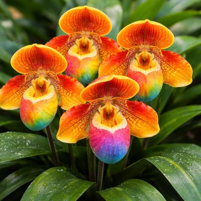 210+ Monkey Face Orchid Seeds (Dracula Simia) - Exotic Perennial Flower Seeds for Home Garden, Indoor and Outdoor Planting Unique Flowering Plants