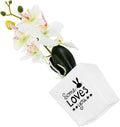 HEALLILY Artificial Orchid Bonsai Plant Faux Phalaenopsis Decoration for Home Office Wedding Table Centerpieces Potted Flower for Lively Indoor Atmosphere