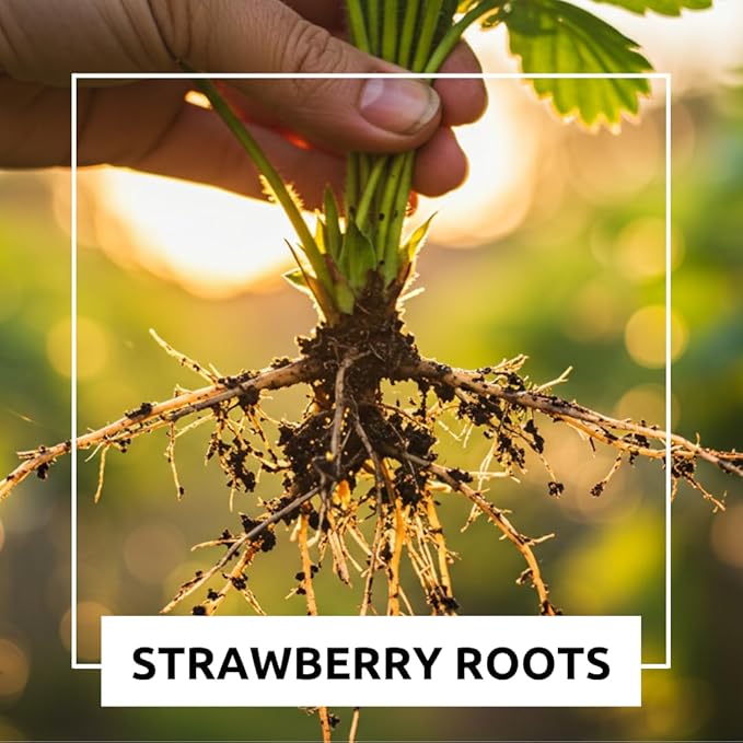 All Star Strawberry Plants - Grow Giant Strawberries - Bare Root Plants (15 Strawberry Plants)