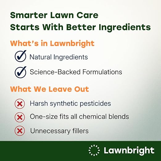 Total Lawn by Lawnbright - Kids & Pet Safe - Phosphorus Free Liquid Fertilizer for Any Grass Type - Lawn Fertilizer with Sea Kelp - Sprayer Included (32 fl. oz)