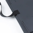 Wazakura Made in Japan Bonsai Tool Case with 16 pockets in Polyurethane Leather, Japanese Garden Tool Kit Roll Storage Bag - 16 Pockets Black PU Leather