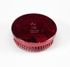 Wazakura Ikebana Color Kenzan - Japanese Flower Holder, Made in Japan, Floral Arranging Pin Frog, Round (Red - 63mm)