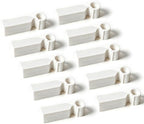 Plant Tags GVKES 200PCS, Thick Waterproof Plant Labels, Weather Resistant Tree Tags Garden Markers for Indoor Outdoor Gardening, Potted Plants, Vegetables, Greenhouse(White)