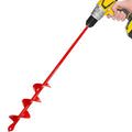 SYITCUN Auger Drill Bit for Planting - 1.6"X16.5" Heavy-Duty Garden Auger Spiral Drill Bit - Bulb Planter Tool - 3/8" Hex Drive Drill