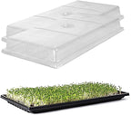 SunBlaster Microgreen Growing Kit Includes Reusable microgreen Trays, Heat mat, 2" Vented Domes, Coco Coir, Spray Bottle, Pruner, Indoor Seed Starter kit, Indoor Gardening