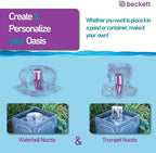 Beckett Corporation CGFK60 7207210 120 GPH 5 Watt Container Fountain Pump Kit for Patio Ponds, Container Fountains, Indoor and Outdoor Fountains, Black