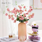 Fake Flowers Phoenix Orchid Artificial Flowers Fake Flowers Dining Flower Arrangement Decoration Living Room Bedroom Simulation Flower Dry Furnishings Flowers for Decoration (Color : 1) (1)