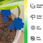 58 Pack Flying Insect Traps for Plants – Blue Sticky Traps for Fungus Gnats, Flies & Flying Bugs, Indoor Outdoor Flying Bug Catcher for Pots, Garden & Kitchen, Non-Toxic, Odorless, Kid & Pet Safe