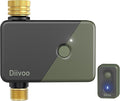 Diivoo Brass WiFi Water Timer, Smart Hose Sprinkler Timer Compatible with Alexa/Google Assistant, 6 Irrigation Plans, Rain Delay & Mist Mode for Garden Lawns (2.4GHz Only)