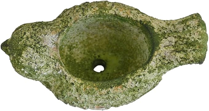 Vintage Cement Animal Planter Pots,Cement Succulent Planter,Indoor & Outdoor Garden Decor Rustic Shabby Flower Plants for Home,Patio,Balcony(Green Bird)
