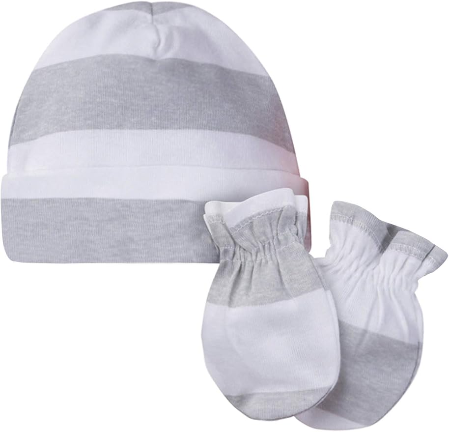 Onesies Brand Unisex Baby 12-piece Cap and Mitten Set