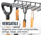 StoreYourBoard Gardening Hand Tools Organizer, Wall Mount Storage Shelf for Garden Scissors, Hand Pruners, Plant Shears, Tree Cutter, Gardening Shears, and Garden Supplies, Holds 40 lbs