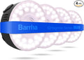 Barrina Orbgrow OG09 Puck LED Grow Light, Pinkish White 36W(4 x 9W, 540 Watt Equiv), Plant Lights for Indoor Plants Full Spectrum, Magnetic & Linkable, Small Grow lamp for Plant Shelf, 4 Packs, Black