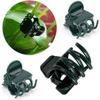 100 Pcs Plastic Plant Support Clips Trellis Clips Garden Clips Tomato Clips for Climbing Plants, Vegetables Plants Climbing Plants Grape Vine to Grow Upright and Healthier