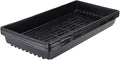 9GreenBox 5 Pack of Durable Black Plastic Growing Trays (with Holes) 21" x 11" x 2" - Planting Seedlings, Flowers, Wheatgrass