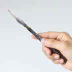 Wazakura Carbon Steel Spear Shaped Bonsai Jin Chisel 7.2 inches (185 mm) Made in Japan, Deadwood Carving Tool, Japanese Shari Bark Scraper, Detail Woodworking Gouge - Silver