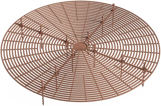 1Pack Large Plant Pot Grid, Cuttable Flower Pot Soil Cover Protectors with Deep Stakes, Dogs, Cats Digging Stopper, Plant Grid Pot Cover, 52cm/20.5in Diameter