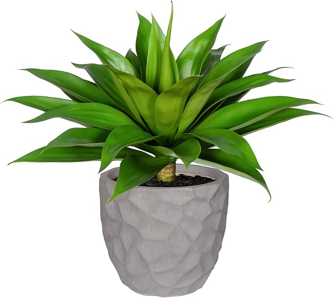 22' Artificial Plant,Artificial Agave Plants,Faux Plants for Outdoors,Artificial Plant Outdoor,Large Uv Resistant Fake Agave Planters for Indoor and Outdoor Decorating (1PCS)