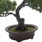 Artificial Bonsai Pine Tree, Plastic Simulation Potted Plant DIY Decorative Bonsai, Desk Display Fake Tree Pot Ornaments Home Office Bedroom Living Room Farmhouse Decorations(Style 3)