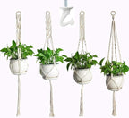 6 Sets White Ceiling Hooks for Hanging Plant, Heavy Duty Swag Toggle Hooks with Hardware (Antique Brass)