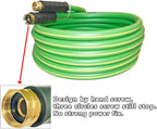 HQMPC Garden Hose 5/8" IDx10 Feet Hose No Kink Water Hose Heavy Duty Flexible Hose (10 Feet)