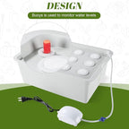 MAOPINER Indoor Hydroponic Grow Kit with Bubble Stone, 12 Sites (Holes) Bucket, Air Pump, Sponges - Best Indoor Herb Garden - Grow Fast at Home