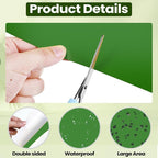 Qualirey 150 Pcs 6 x 8 Inch Sticky Traps for Plant Double Sided Sticky Trap for Gnats with Twist Ties Fly Traps for Fruit Insect Fungus Bugs Indoor Outdoor (Green)