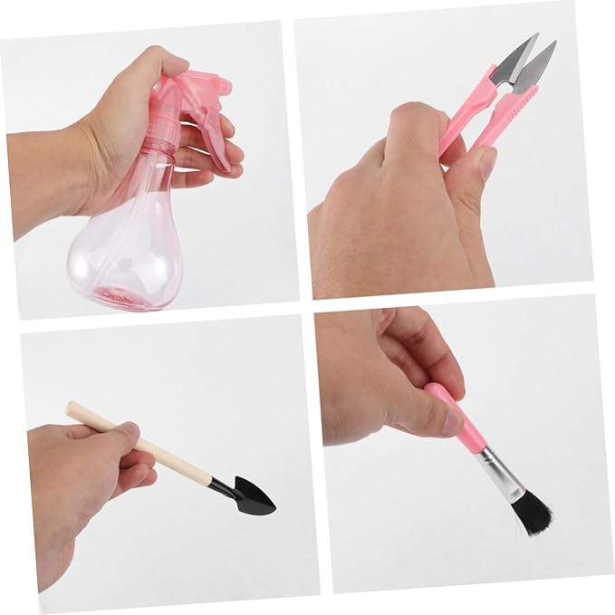 3-Piece Gardening Kit House Plant Accessories 16pc Mini Gardening Tools Set Plant Tweezers Garden Supplies Garden Tools Random Color