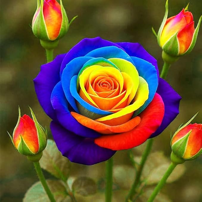 25+ Mix Colorful Rose Seeds for Planting-for a Multicolored Garden