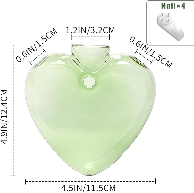 Wall Hanging Planter Propagation Station for Indoor Plants Glass Vase Air Plant Holder Gift for Women Girlfriend Plant Lover