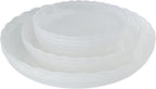 12Pcs Clear Plant Saucer, 6 8 10 Inch Durable Plastic Plant Tray, Round Plant Pot Saucers, Drip Tray for Indoor and Outdoor Garden, Clear