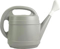 Standard Watering Can - Plant Watering Can - Small Plastic Garden Water Pot for Indoor Outdoor Plants Flowers by The HC Companies, 2 Gallon, Cool Gray