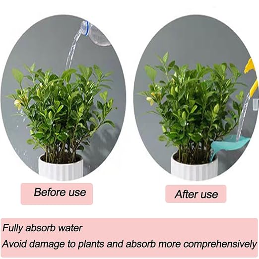 leaflow Plant Pot Watering Funnel,3 Color Leaf Plant Watering Devices,Plant Watering Funnel ，for Indoor and Outdoor Plants(15Pcs)