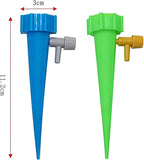 22pcs Plant Self Watering Insert Spikes Device Indoor,Automatic Water Control System with Slow Release Valve,Adjustable Water Volume Drip Irrigation Control System,Enjoy Your Vacation