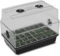 AC Infinity Humidity Dome, Heavy-Duty Germination Kit with 3 mm Thickest Dome, Sturdy Drip Tray, 5x8 Cell Seedling Tray, Vented Height Extension Panels, for Seed Starting, Propagation, Cloning Plants
