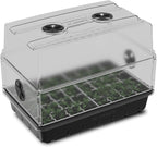 AC Infinity Humidity Dome, Heavy-Duty Germination Kit with 3 mm Thickest Dome, Sturdy Drip Tray, 5x8 Cell Seedling Tray, Vented Height Extension Panels, for Seed Starting, Propagation, Cloning Plants
