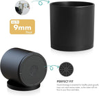 WSMKSZ 14 Inch Heavy-Duty Cylinder Deep Planter for Indoor Outdoor Plants, Tall Large Plastic Plant Pot with Drainage Holes and Saucer, Decorative Flower Pot for Patio Garden, Black
