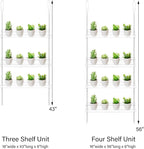 Sumerflos 3-Tier Acrylic Window Boxes Plant Shelves for Windows, Acrylic Hanging Window Plant Shelves, Indoor Windows Wall Hanging Plant Stand Flower Display Shelves
