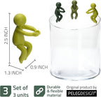 Leafriend: Plant Propagation Buddy; Plant Support for Sprouts, Stems, Shoots, and Cuttings; 3 Cute Plant Supports for a Plant Propagation Station or an Indoor Garden; Plant Lover Gifts by Peleg Design