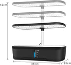 FLTRGO Indoor Hydroponic System,Aeroponics Growing Kit,Indoor Hydroponics Growing System,for Herbs, Fruits and Vegetables,with Hydrating Pump, Adapter, Net Pots.