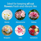 Chrysal Flower Boost – Clear Flower Food Packets for Flower Arrangements & Bouquets – Floral Supplies for Fresh Flowers – Fresh Flower Arrangements Supplies (10g - 100 Ct)