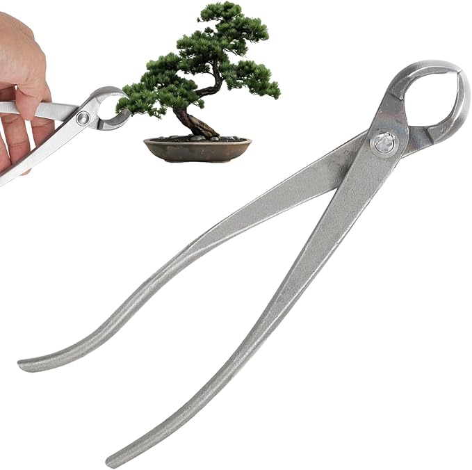 Bonsai Cutters, 8.5inch Concave Cutter Bonsai Tools Stainless Steel Bonsaii Tree Knob Cutter Gardening Concave Pruner Tree Branch Cutter Long Reach Bonsaii Tools