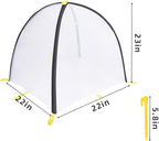 PURPLE STAR 1N 22 x 22 x 23 Inch Insect Barrier Plant Tent Cover-Bug Guard Cover with Stakes-Insect Bird Barrier Netting Mesh for Protect Vegetable Plants Fruits Flowers from Birds Animal Eating(S)
