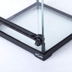 REPTI ZOO Mini Reptile Glass Terrarium,Front Opening Door Full View Visually Appealing Mini Reptile or Amphibians Glass Habitat