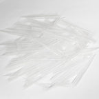 100 PCS Flower Tubes ,Transparent Plastic Flower Stems Tube Holder, Flowers Arrangement Holders, Pointed Floral Water Tubes, for DIY Valentine's Day Crafts, for Cake Decoration Flower Arrangement