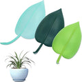 12 PCS Leaf Watering Device - 3 Vibrant Colors Plant Pot Watering Funnels for Indoor & Outdoor Plants, Decorative Leaf-Shaped Water Directing Tools with Robust Plastic