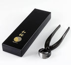 Wazakura Hand Forged Bonsai Root Cutter MADE IN JAPAN 6.7 inch (170 mm), Black Carbon Steel Bonsai Tree Cutter for Branch and Roots, Multipurpose Japanese Gardening Tools