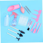 16pcs Succulent Gardening Tool Set Sprayer Trowel Pruners Brush for Home Professional Planting